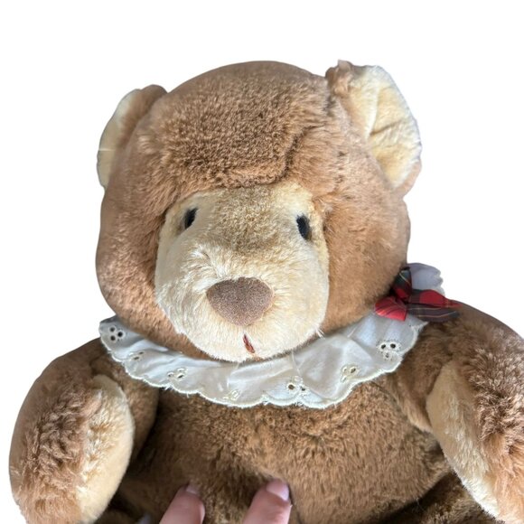 Vintage Carousel Mikki Bear Plush 1985 Brown Stuffed Animal 12" Surface Washable - Picture 3 of 9